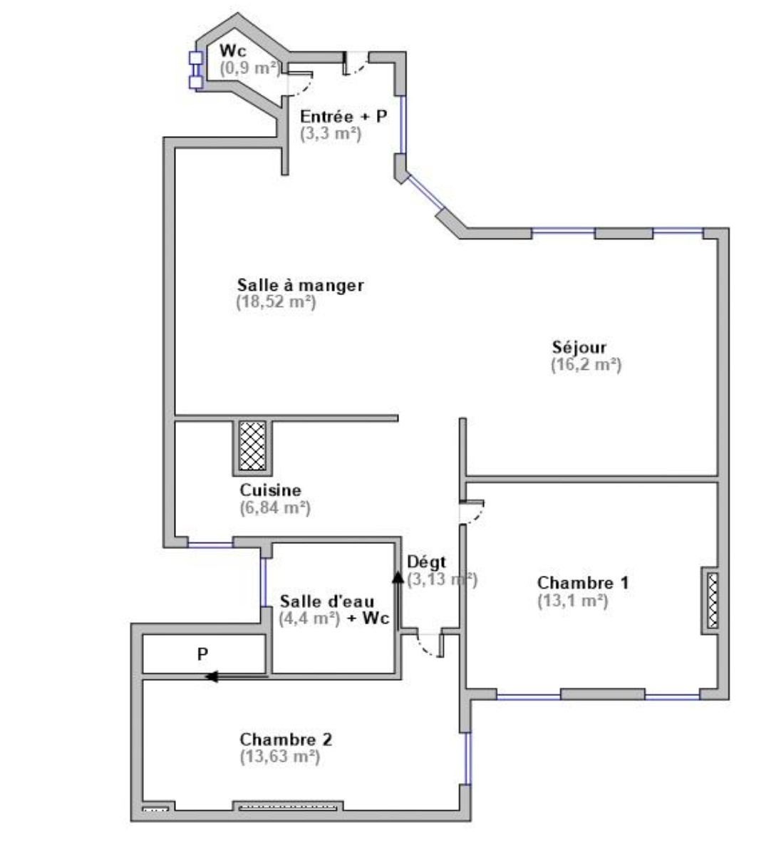 appartement 3 Pièces en vente sur PARIS (75001)