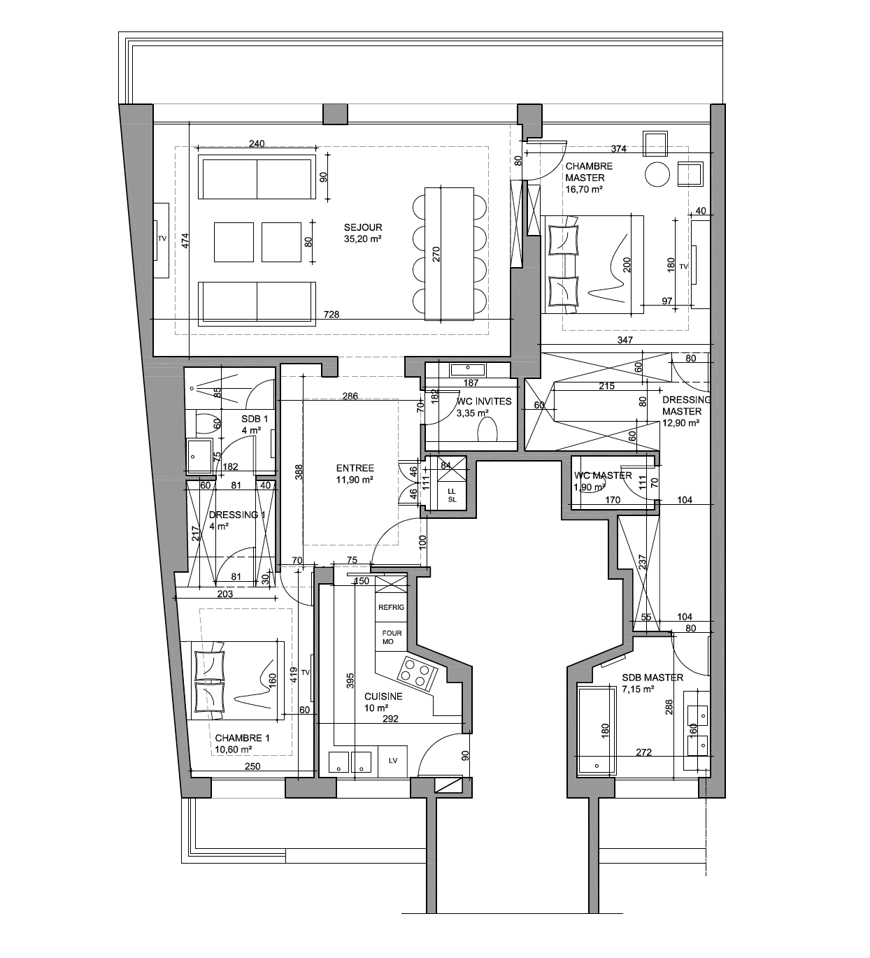 apartment 3 Rooms for rent on PARIS (75008)