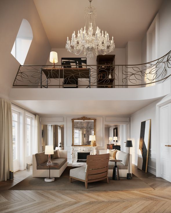 Sale Penthouse Paris 8 5&nbsp;Rooms 300&nbsp;m²