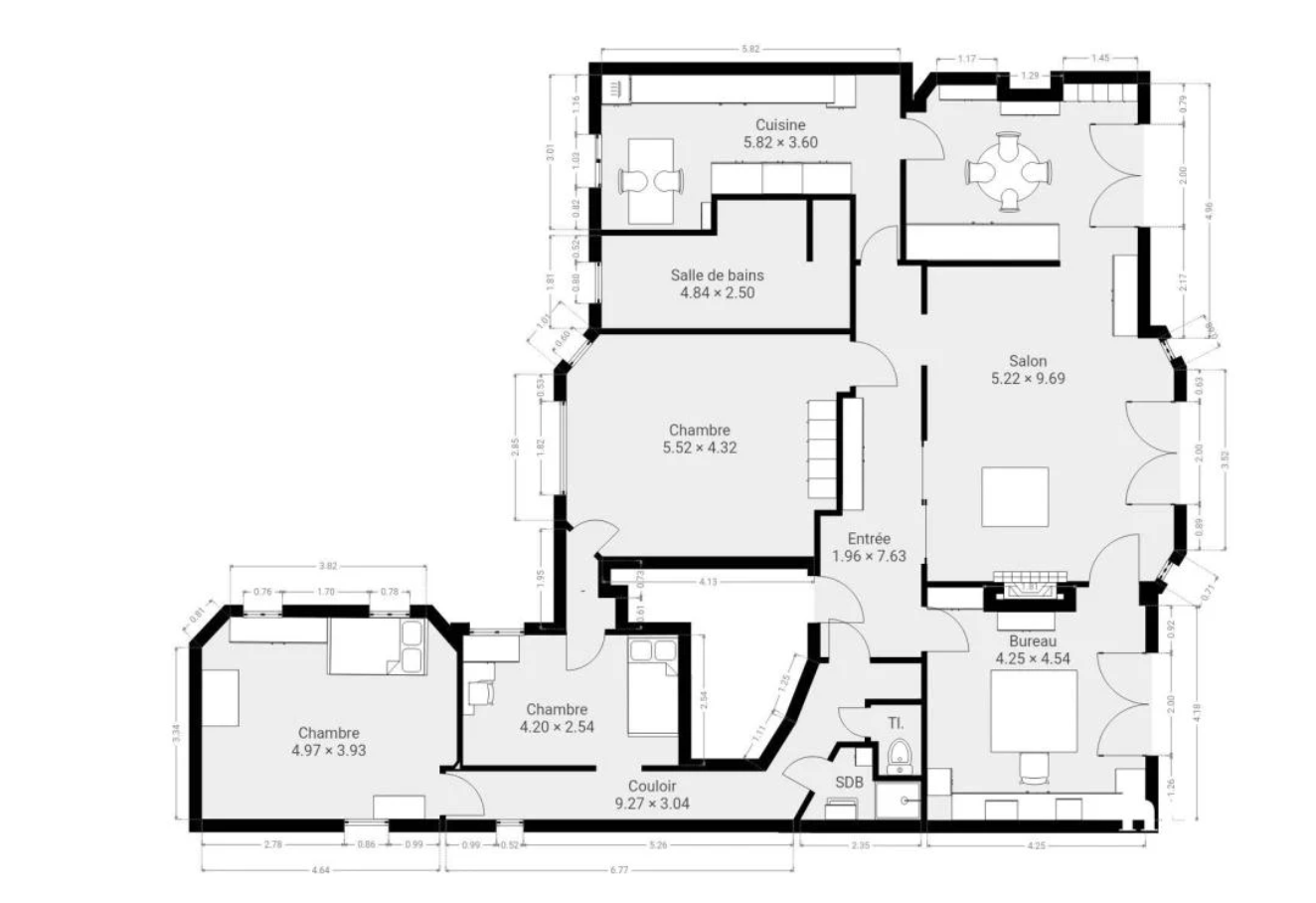 apartment 6 Rooms for sale on PARIS (75006)